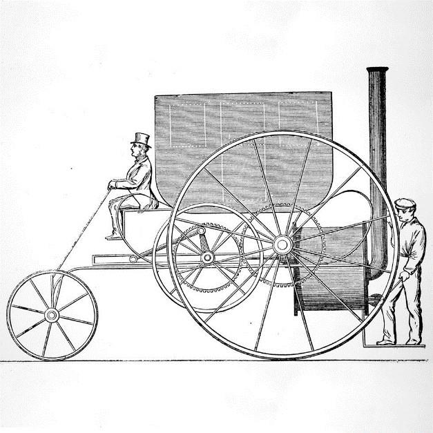 Первый рельсовый транспорт, 1804 год